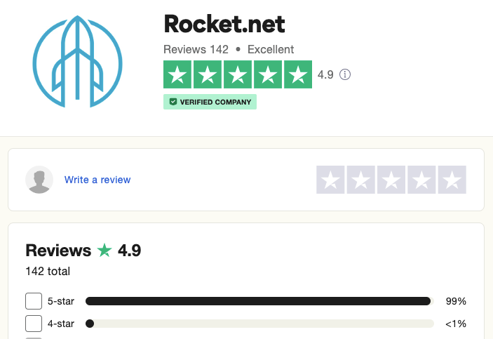 Rocket.net user reviews. 
